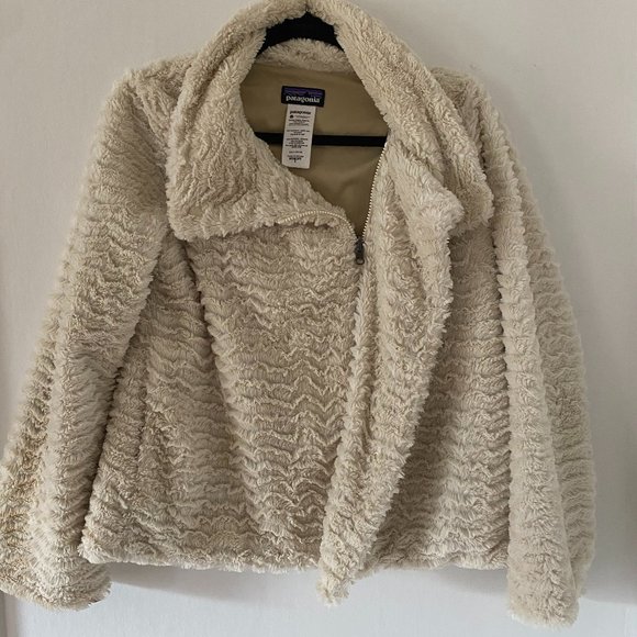 Patagonia Pelage Fleece Jacket, Cream - Picture 4 of 13